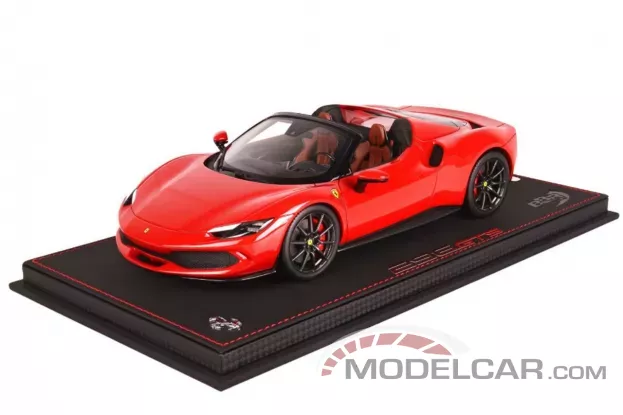 BBR Ferrari 296 GTS Red Corsa 322 1:18 P18215D1