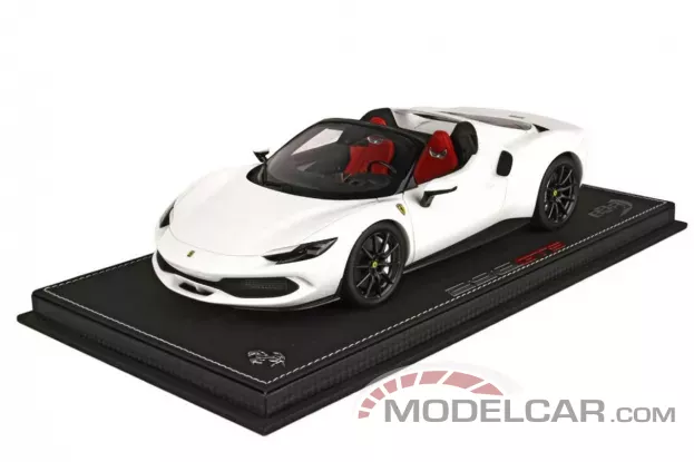 BBR Ferrari 296 GTS White Cervino 1:18 P18215B