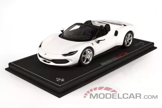 BBR Ferrari 296 GTS White Cervino 1:18 P18215B1