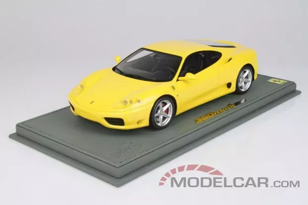 BBR Ferrari 360 Modena 1999 Manual Gear Transmission Modena Yellow 1:18 P18204D