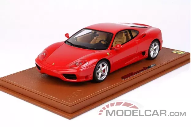 BBR Ferrari 360 Modena 1999 Red Corsa 322 Manual Transmission 1:18 P18204A