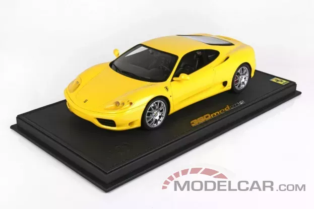 BBR Ferrari 360 Modena 1999 Yellow Modena 322 1:18 P18205D