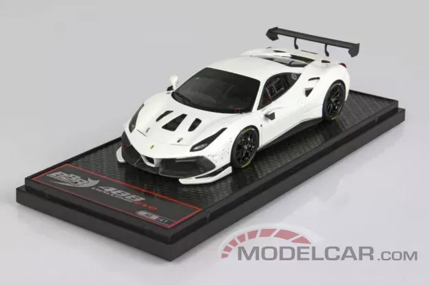 BBR Ferrari 488 Challenge EVO 2020 Awus White 1:43 BBRC237RO01