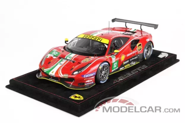 BBR Ferrari 488 GTE LM GTE Team AF Corse Wins Le Mans 2021 Car No. 52 1:18 P18213B