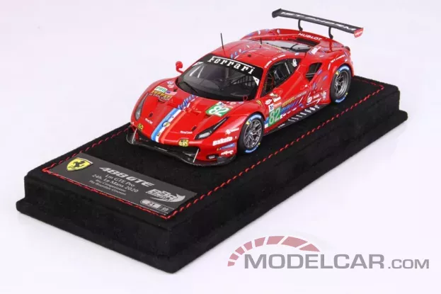 BBR Ferrari 488LM GTE PRO Team RISI 24H Le Mans 2020 1:43 BBRC254