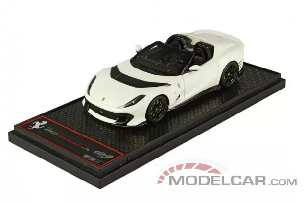 BBR Ferrari 812 Competizione A Avus White 1:43 BBRC263D1