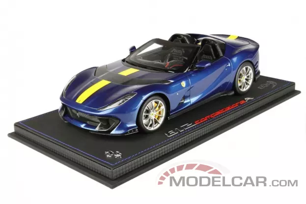 BBR Ferrari 812 Competizione A Blue Abu Dhabi 1:18 P18209H