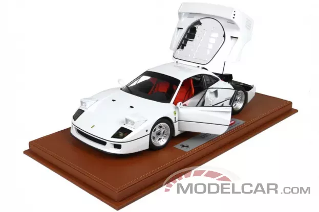 BBR Ferrari F40 Metallic White 1:18 BBRKS003