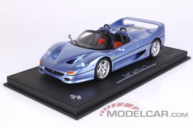 BBR Ferrari F50 Coupe 1995 Spider Version California Light Blue Metallic P18190G