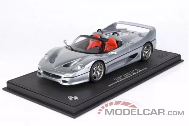 BBR Ferrari F50 Coupe 1995 Spider Version Titanium Grey 740 1:18 P18190D