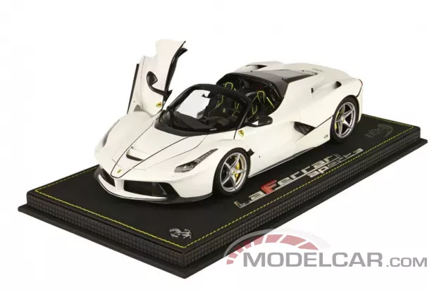BBR Ferrari LaFerrari Aperta Awus Bianco 1:18 BB6182233DIE