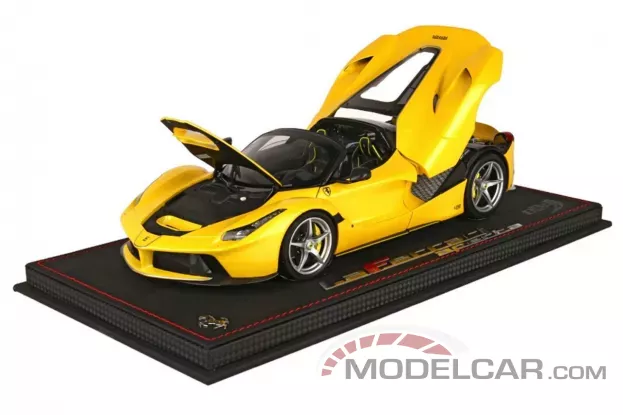 BBR Ferrari LaFerrari Aperta Yellow Three Layer 1:18 BB3182230DIE