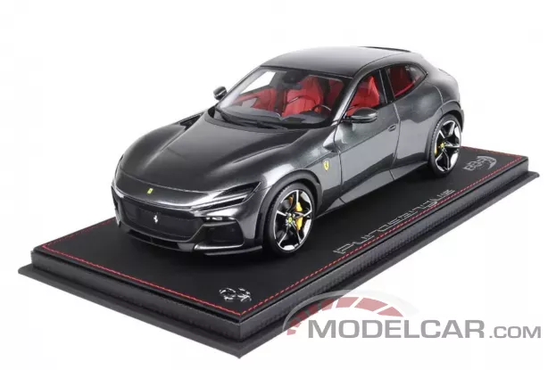 BBR Ferrari Purosangue Grey Silverstone Metallic 1:18 P18219A