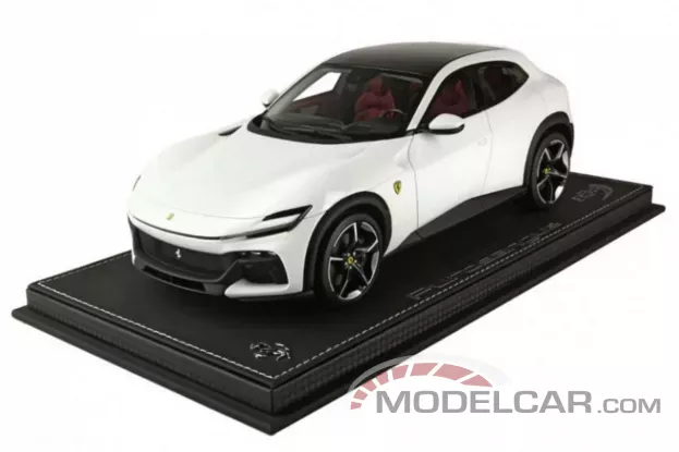 BBR Ferrari Purosangue Metallic Cervino White 1:18 P18219D