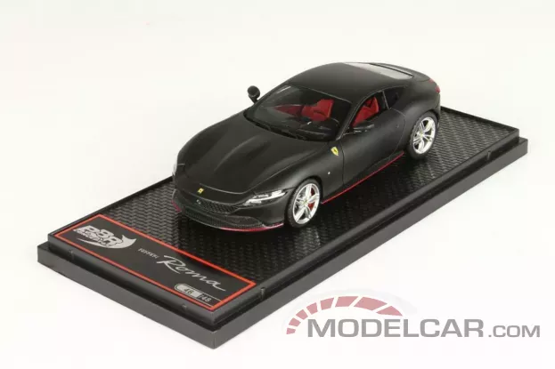 BBR Ferrari Roma 2019 Matt Black 1:43 BBRC236M