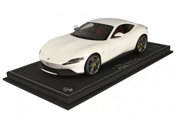 BBR Ferrari Roma Metallic Italia White 1:18 P18185M