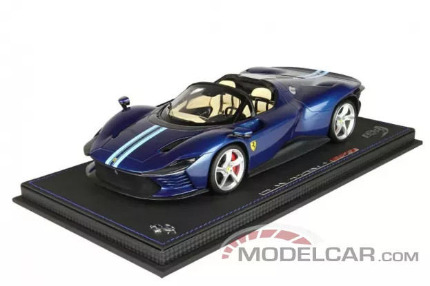 BBR Ferrari SP3 Daytona Blue Abu Dhabi 1:18 P18214F