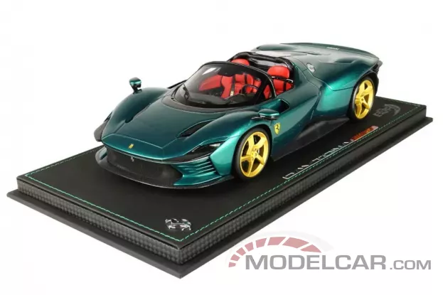 BBR Ferrari SP3 Daytona Icona Series Green Jewel 1:18 P18214S5-1
