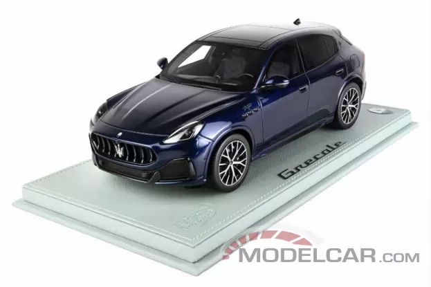 BBR Maserati Grecale Trofeo 2022 Blu Nobile 1:18 P18220D