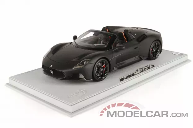 BBR Maserati MC20 CIELO Matt Black 1:18 P18222MB