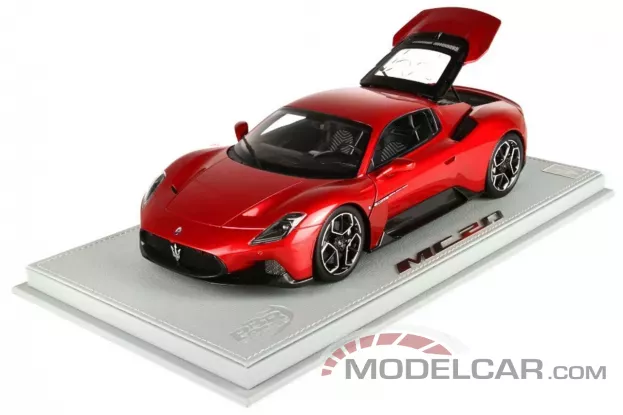 BBR Maserati MC20 CIELO Metallic Red Vincente 1:18 HE180051CDIE