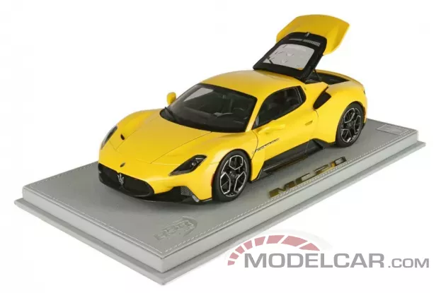 BBR Maserati MC20 Yellow Genio Metallic 1:43 HE180051DDIE