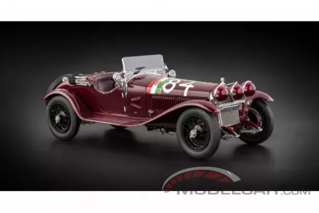 CMC Alfa Romeo 6C 1750 GS Tazio Nuvolari Mille Miglia 1930 Red 1:18 M-141