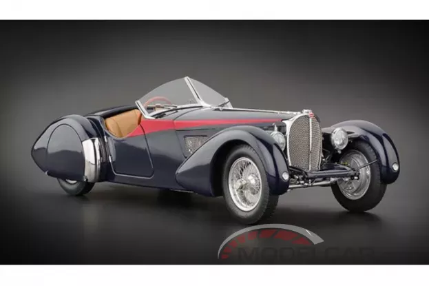 CMC Bugatti 57 SC Corsica Roadster Red Stripes Edition 1938 1:18 M-135
