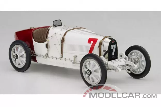 CMC Bugatti T35 GP Poland 7 white red M-100 1:18 B-003