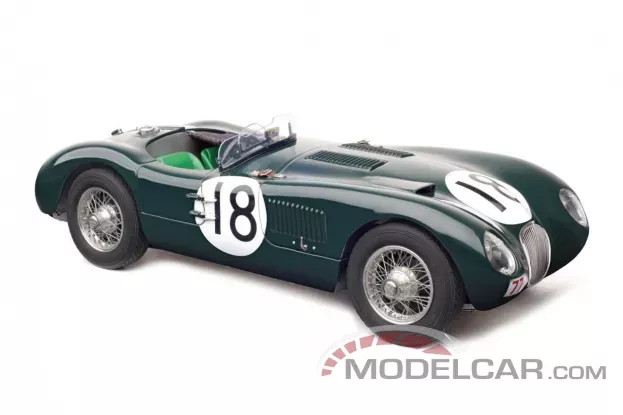 CMC Jaguar C-Type 1953 24H France Winner 18 Tony Rolt Duncan Hamilton 1:18 M-195