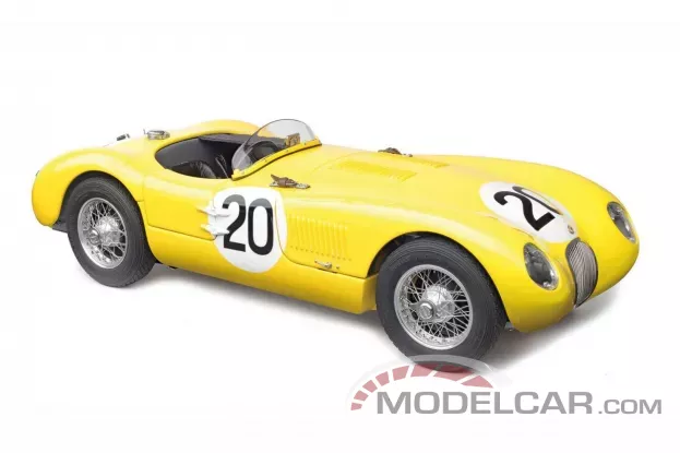 CMC Jaguar C-Type 24H France 1953 20 yellow 1:18 M-194