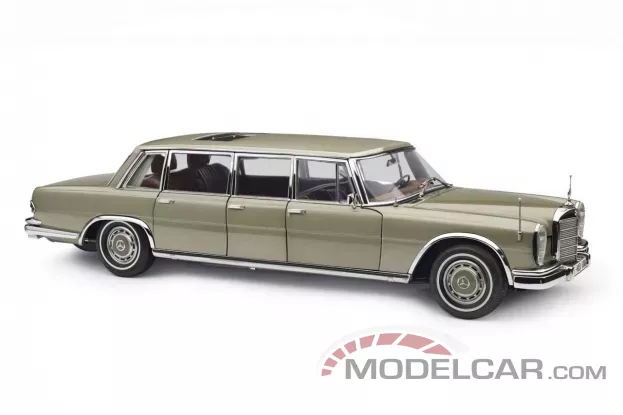 CMC Mercedes-Benz 600 Pullman W100 Limousine with sunroof Champagne 1:18 M-204
