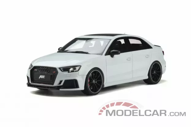 GT Spirit ABT RS3 8V Sedan 2019 Glacier White 1:18 GT346