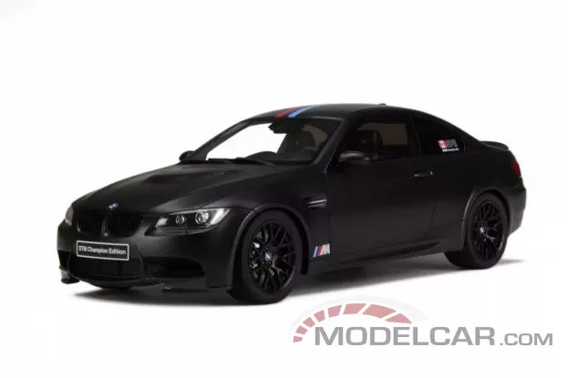 GT Spirit BMW M3 E92 DTM Champion Edition Matt Black 1:18 GT029