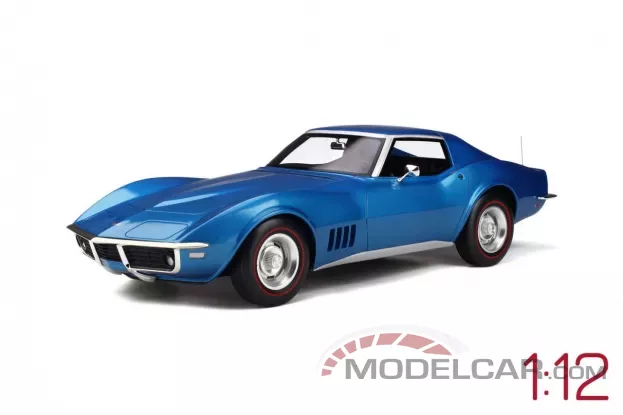 GT Spirit Chevrolet Corvette C3 coupe 1968 Blue 1:12 GT255