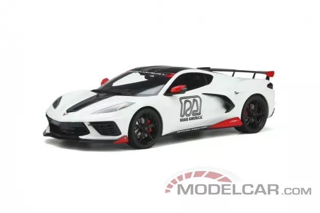 GT Spirit Chevrolet Corvette C8 Pace Car IMSA 2020 Arctic White 1:18 GT370