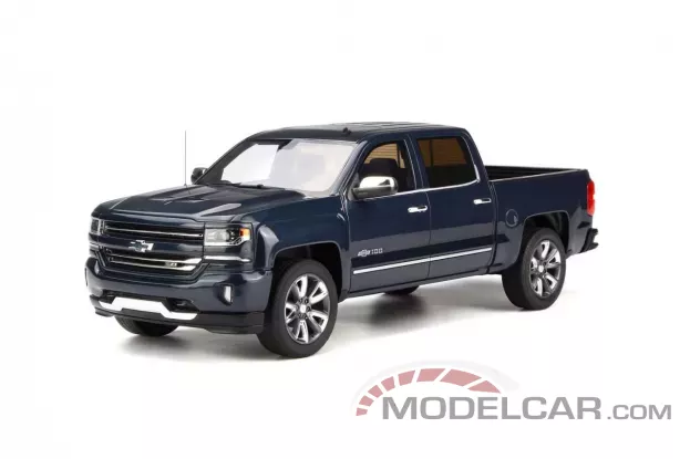 GT Spirit Chevrolet Silverado Centennial Edition 2018 Steel Blue Metallic 1:18 GT212