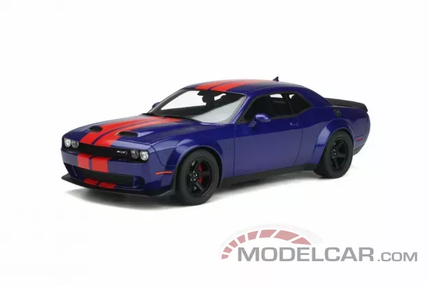 GT Spirit Dodge Challenger Super Stock 2021 blue 1:18 GT362