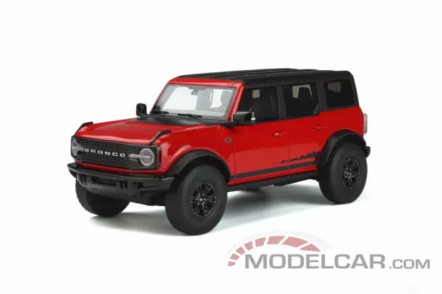 GT Spirit Ford Bronco 4 Doors U725 2021 red 1:18 GT360