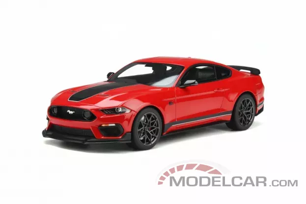 GT Spirit Ford Mustang 6 Mach1 Handeling Package 2021 Race red 1:18 GT351