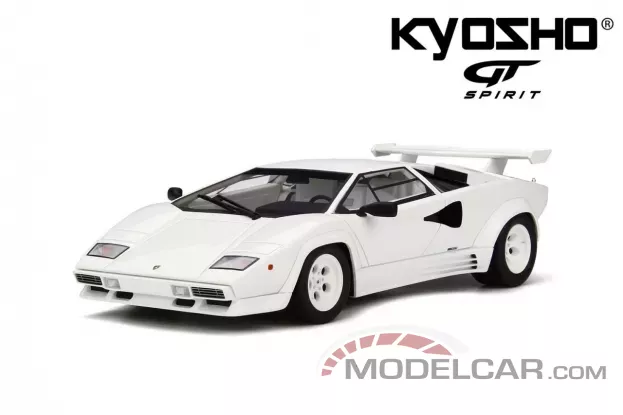 GT Spirit Lamborghini Countach LP5000 QV 1987 Bianco Polo 1:18 GTS18504W