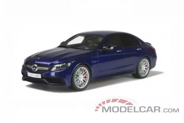 GT Spirit Mercedes-AMG C63 S Sedan W205 blue 1:18 ZM044
