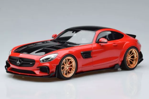 GT Spirit Mercedes AMG GT C190 Prior Design Red 1:18 ZM104
