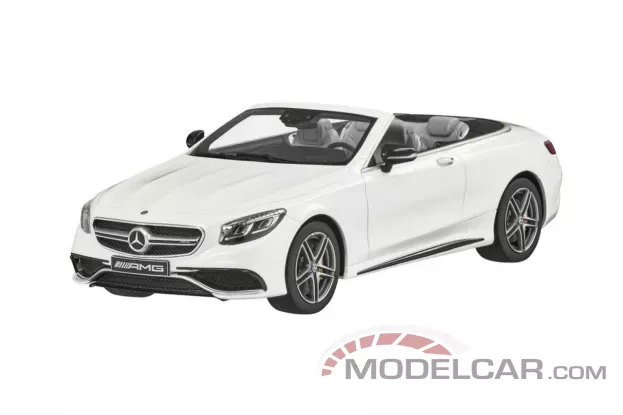 GT Spirit Mercedes-AMG S63 Convertible A217 white 1:18 B66965712