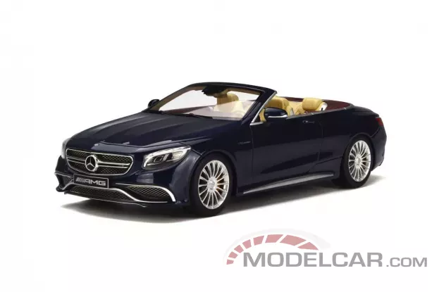 GT Spirit Mercedes-AMG S65 Convertible Blue A217 1:18 GT153