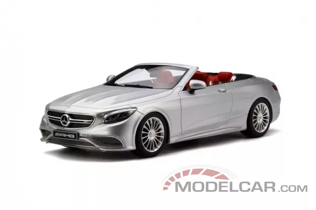 GT Spirit Mercedes-AMG S65 Convertible silver A217 1:18 GT764