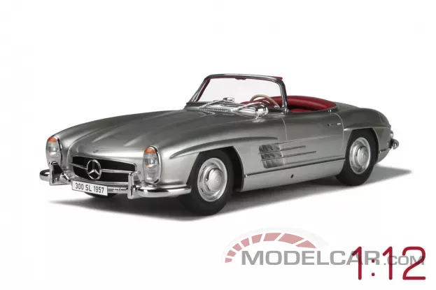 GT Spirit Mercedes-Benz 300SL Roadster W198 silver 1:12 GT720