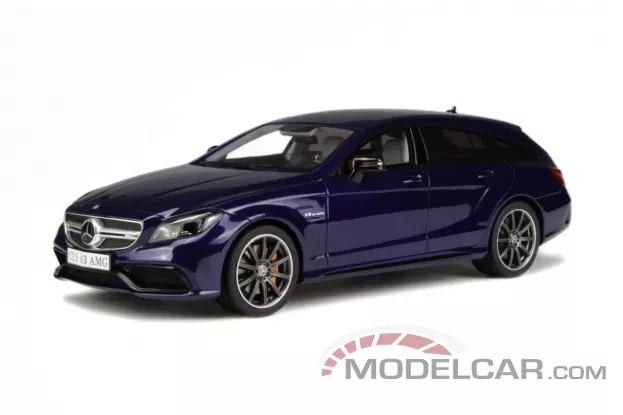 GT Spirit Mercedes-Benz CLS63 AMG Shooting Brake x218 blue 1:18 GT040