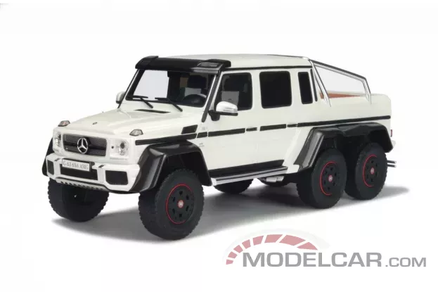 GT-Spirit Mercedes-Benz G63 AMG 6x6 W463 white 1:18 GT100