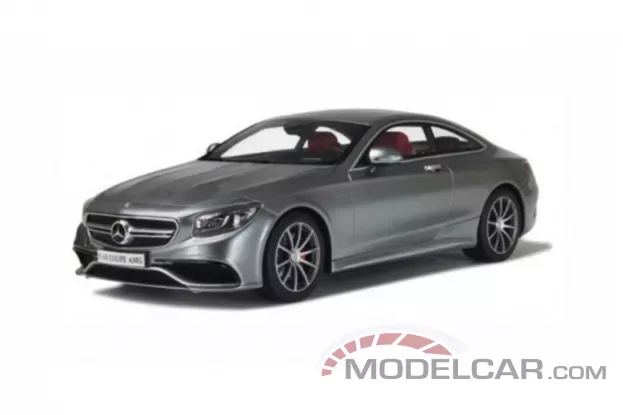 GT Spirit Mercedes-Benz S63 AMG Coupe C217 2015 grey metallic 1:18 GT063
